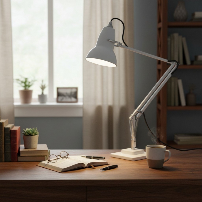 Modryx Adjustable Desk Lamp - Vintage Industrial Metal for Office T555