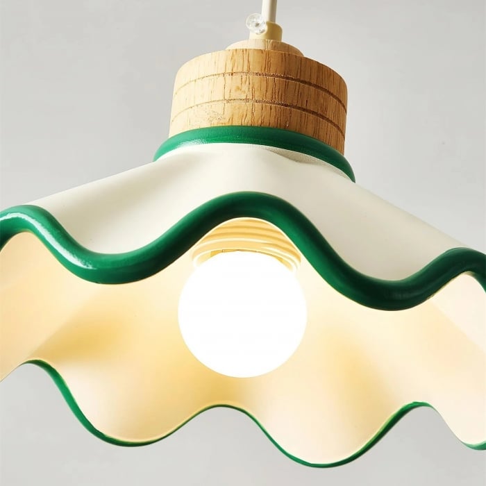 Moliro Modern Wavy Pendant Lamp – Minimalist Hanging Light T515