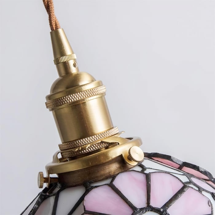 Vintagia Handcrafted Tiffany-Inspired Pendant – Elegant Living Room Light T520