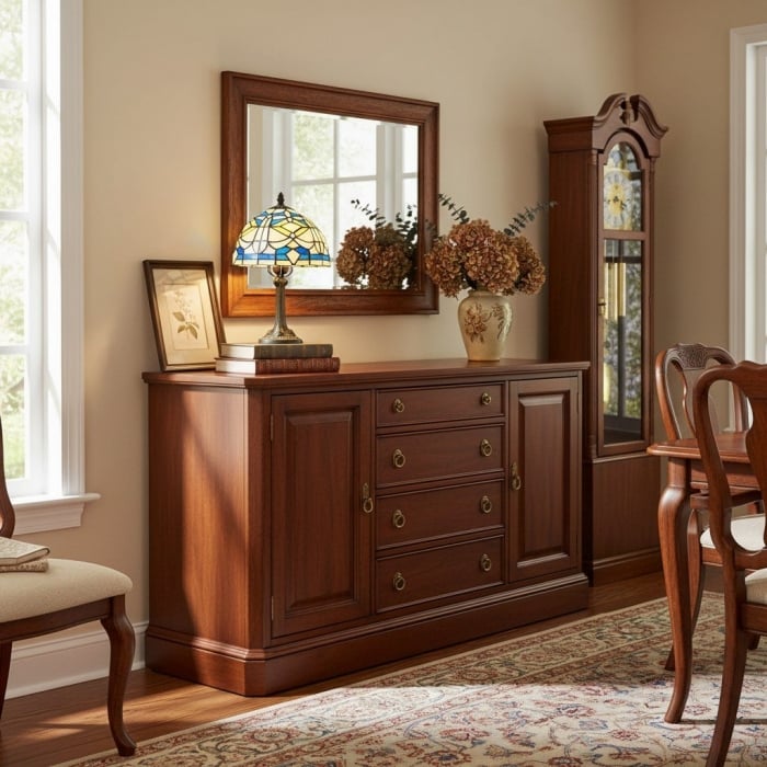 Virelle Colorful Stained Glass Tiffany Table Lamp – Bedroom Accent Light T549