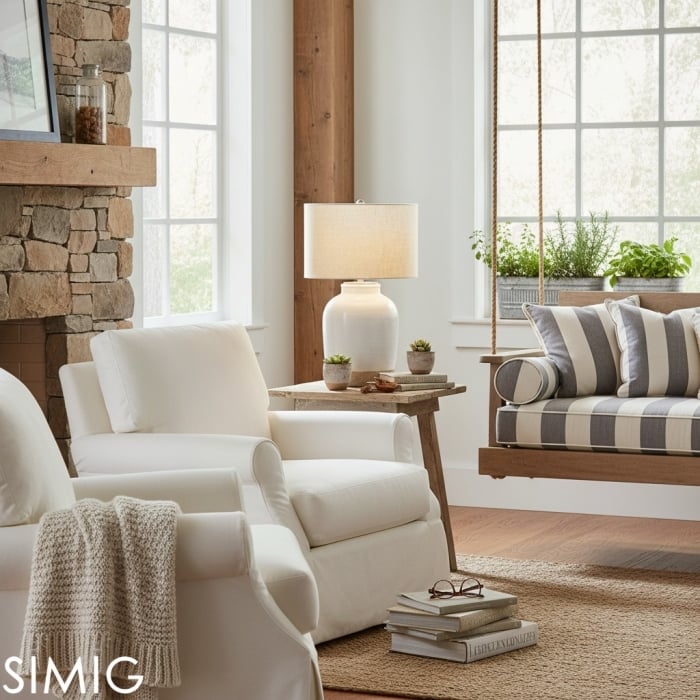 Clayra Sculptural Clay Table Lamp - Contemporary Light for Home T482