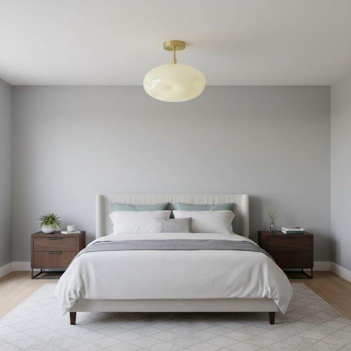 Lampa sufitowa Orra – rzeźbiarski kształt kuli do nowoczesnego salonu T663