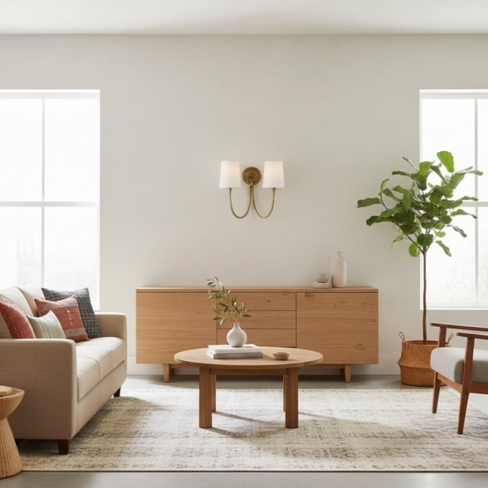 Kinkiet Roven Double Wall – oświetlenie w stylu klasycznym do sypialni T657