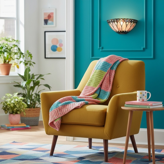 Kinkiet ścienny TF Brooklyn Bevelled Glass – stylowy kinkiet w stylu art déco do przedpokoju T639