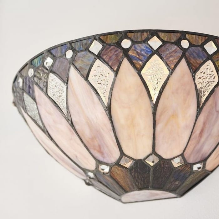 Kinkiet ścienny TF Brooklyn Bevelled Glass – stylowy kinkiet w stylu art déco do przedpokoju T639