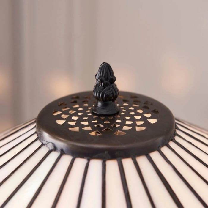 Lampa stołowa lub podłogowa TF Fargo Geometry Glass Tiffany – styl art déco, T643