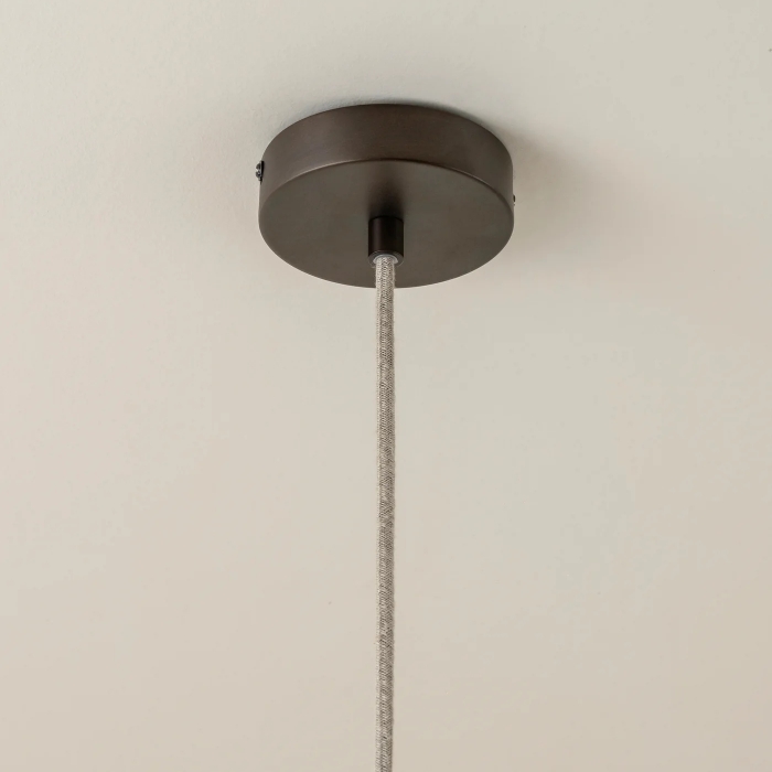 Zalen Layered Pendelleuchte - Vintage Metall Leinen für Wohnzimmer T651