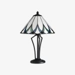 TiffStar Tortoise Stained Glass Lamp - Tiffany Style Table Light for Bedroom T642