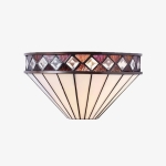Lampa sufitowa TF Dark Star Geometry Star w stylu Tiffany do przedpokoju T637
