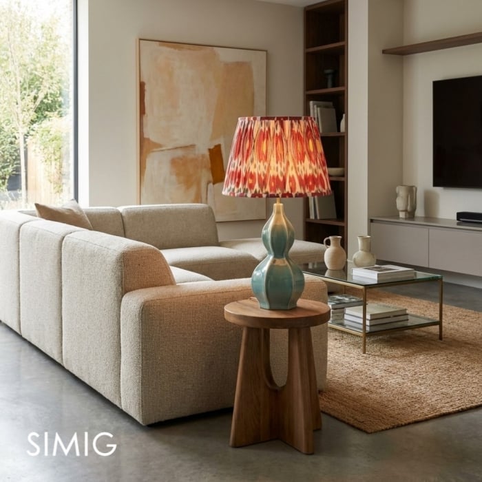 Thalune Seaweed Ceramic Lamp - Sculptural Design for Coastal Decor T593