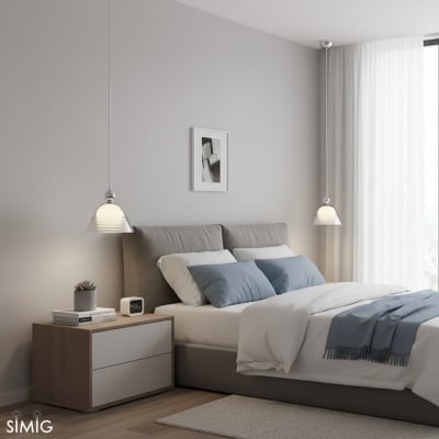 Afterglow Sunset Wave-Patterned Pendant Light - Lamp for Living Room G98