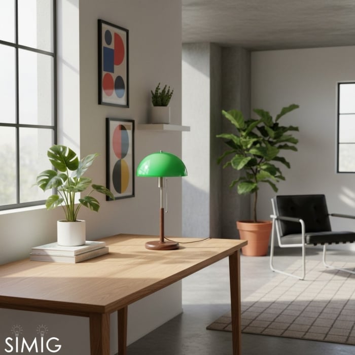 Afterglow Sunset Retro Rounded Shade Table Lamp - Bedroom Night Lamp T582