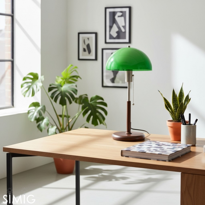 Afterglow Sunset Retro Rounded Shade Table Lamp - Bedroom Night Lamp T582