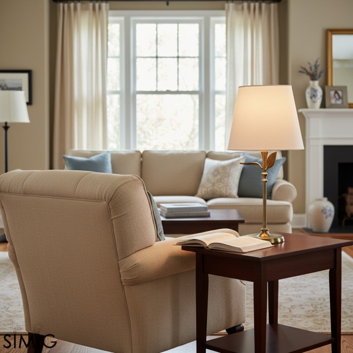 Roven Schmiedeeisenlampe – Antikmessing-Finish für elegante Interieurs T666