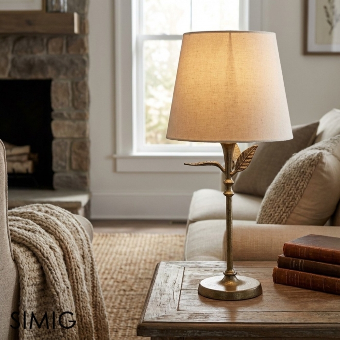 Roven Schmiedeeisenlampe – Antikmessing-Finish für elegante Interieurs T666