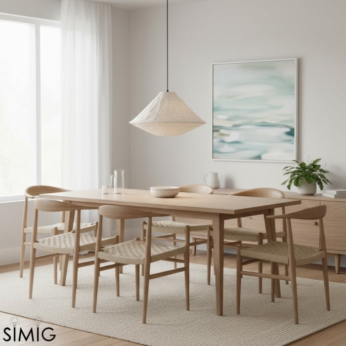 Zalen składana lampa wisząca z tkaniny – nowoczesna tkanina do przedpokoju T650