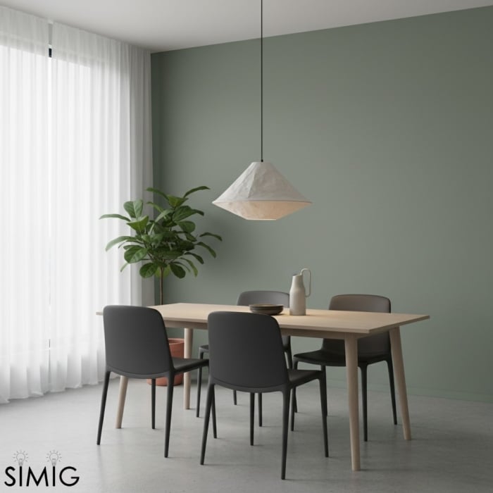 Zalen składana lampa wisząca z tkaniny – nowoczesna tkanina do przedpokoju T650