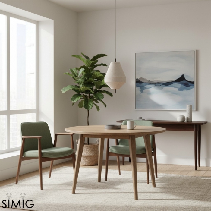 Zalen Layered Pendelleuchte - Vintage Metall Leinen für Wohnzimmer T651