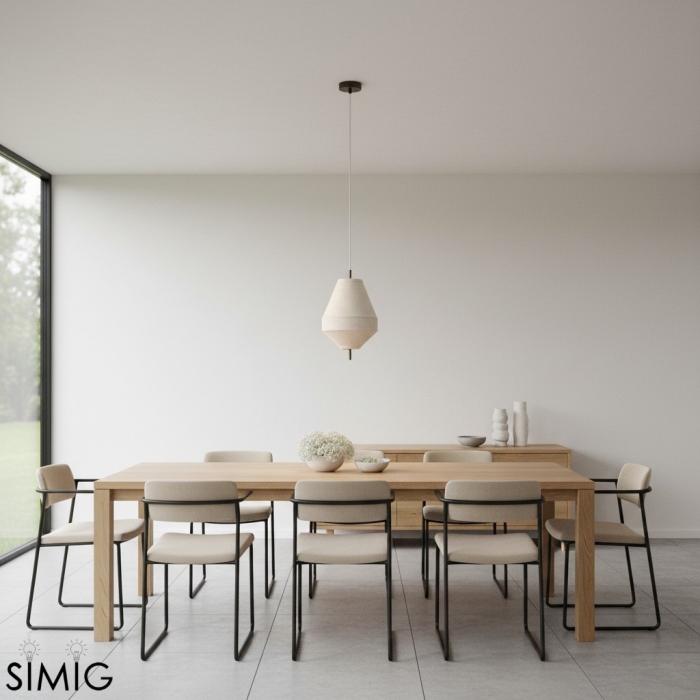 Zalen Layered Pendelleuchte - Vintage Metall Leinen für Wohnzimmer T651