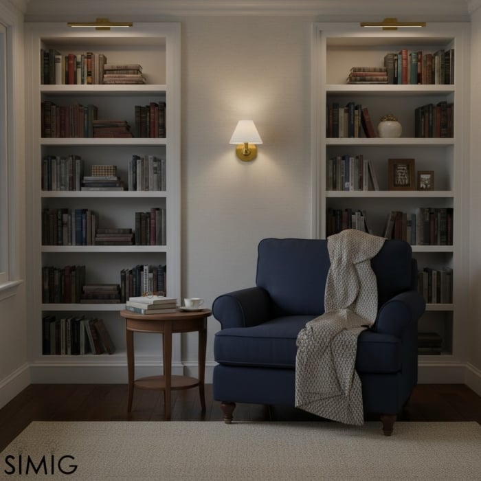 Kinkiet metalowy Roven – nowoczesne oświetlenie toaletki T656