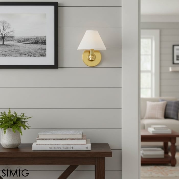 Kinkiet metalowy Roven – nowoczesne oświetlenie toaletki T656