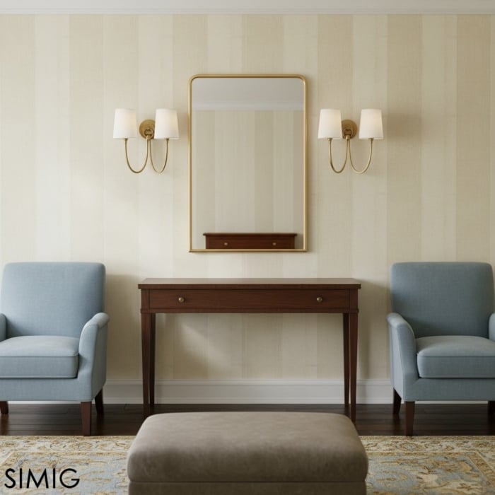 Kinkiet Roven Double Wall – oświetlenie w stylu klasycznym do sypialni T657