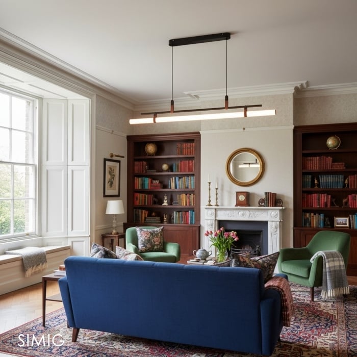 Nowoczesna minimalistyczna lampa wisząca barowa do salonów S371