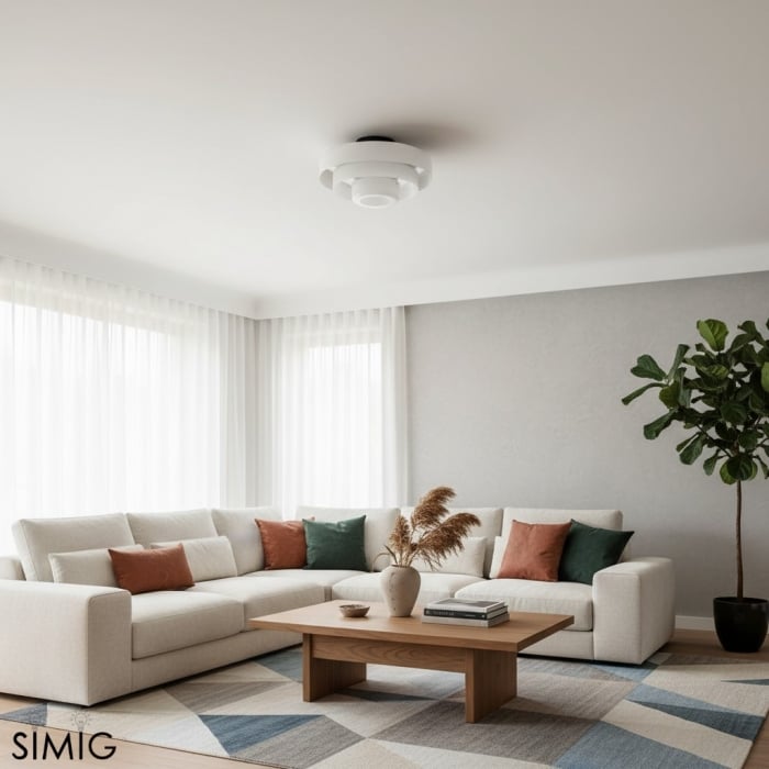 Veleora Triple Layer Disc Ceiling Light - Bauhaus Colorful Design S361