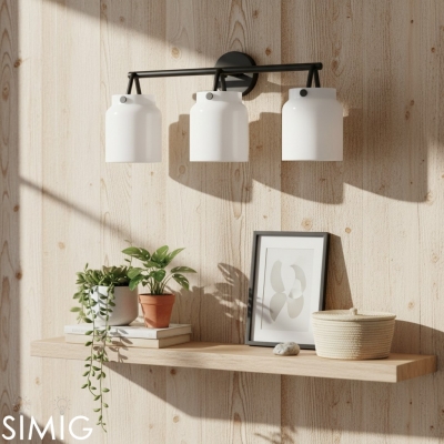 Aplique de pared moderno Hanton de 3 luces - Accesorio de baño de metal T161