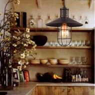 Lampa wisząca w klatce REX