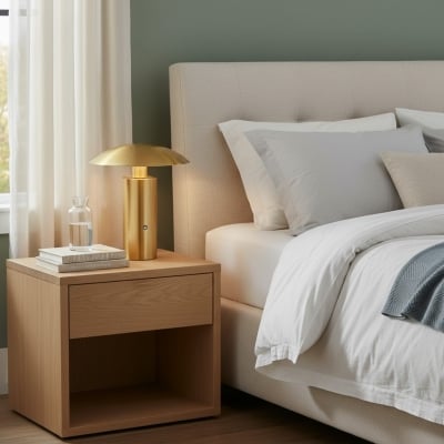 Oricone Portable LED Table Light - Touch-Dimmer Cordless Mushroom Lamp for Dining and Bedside T926