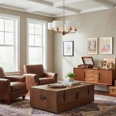 Antyczny żyrandol wieloramienny Tela – elegancki żyrandol do wnętrz domowych T1046