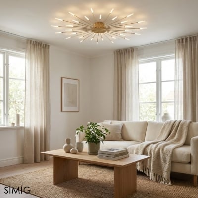 Sputnik Led Fireworks Unterputz Deckenleuchte S40