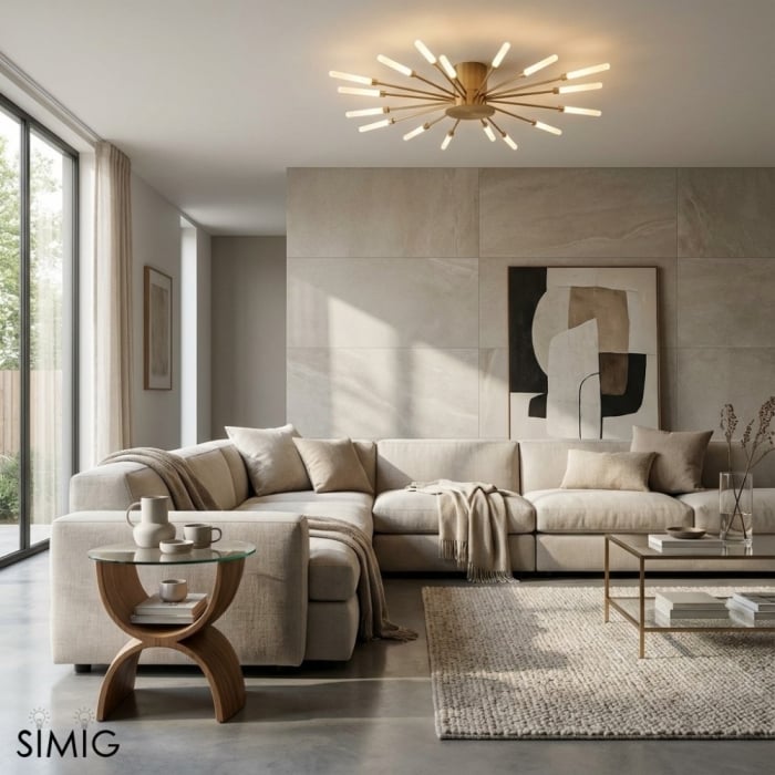 Sputnik Led Fireworks zapuštěné stropní svítidlo S40