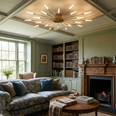 Sputnik Led Fireworks Unterputz Deckenleuchte S40