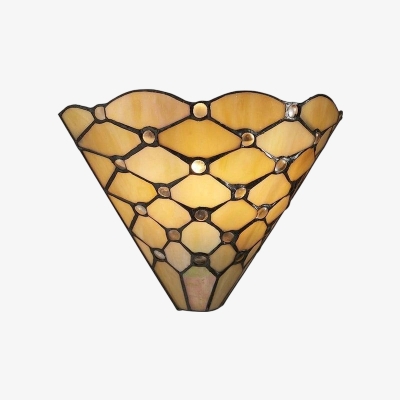 TF Pearl Elegancka szklana lampa ścienna – kinkiet do salonu, sypialni lub korytarza T826