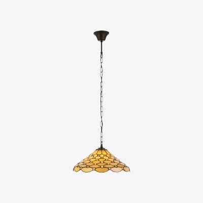 Lampa wisząca TF Pearl – z kloszem szklanym i regulowaną długością do jadalni i kuchni T1016