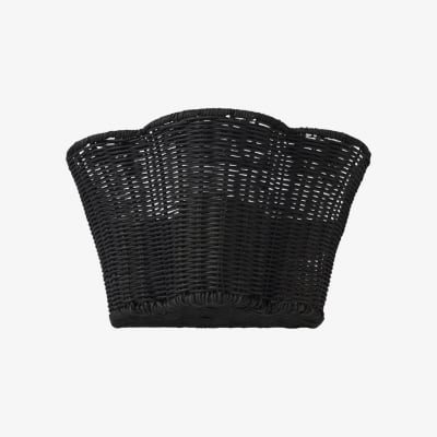 Wickara Woven Wall Sconce - Scalloped Basket Shade Wall Light for Bedroom T675