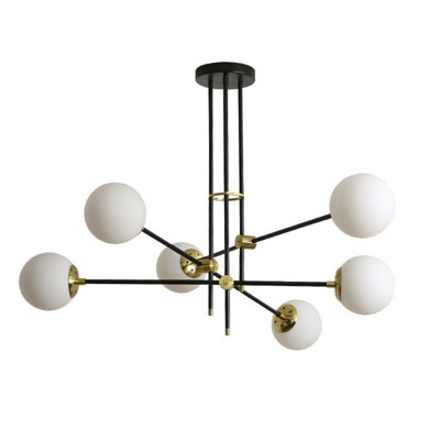 Geometryczny żyrandol z magicznej fasoli