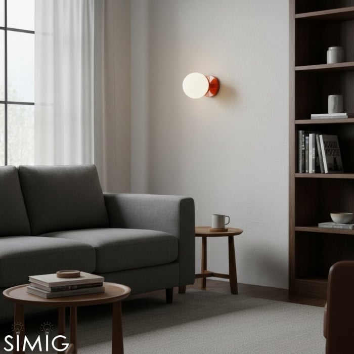 Nebulon Contemporary Ceramic Wall Light — Decorative Indoor Lighting S343