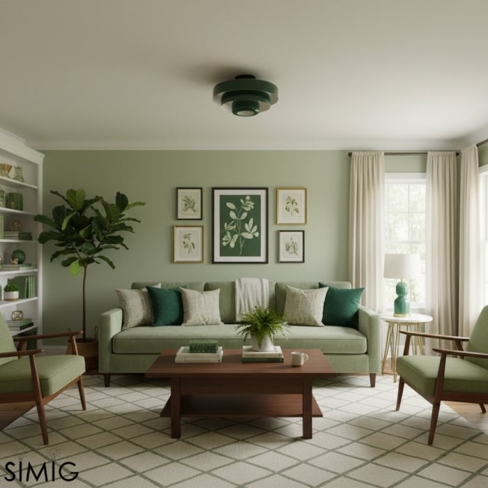 Veleora Triple Layer Disc Ceiling Light - Bauhaus Colorful Design S361