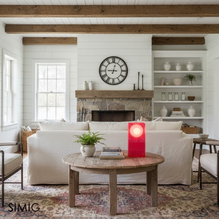 Geometric Layering Cuboid Lamp – Modern Acrylic Sunset Ambient Table Lamp S372