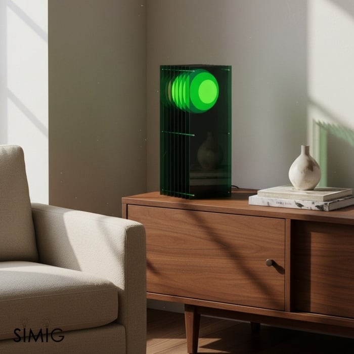 Geometric Layering Cuboid Lamp – Modern Acrylic Sunset Ambient Table Lamp S372