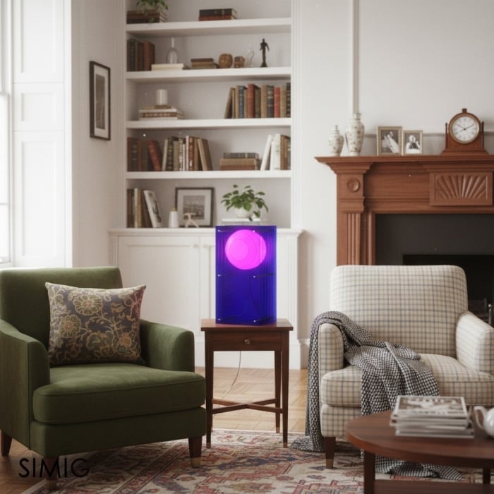 Geometric Layering Cuboid Lamp – Modern Acrylic Sunset Ambient Table Lamp S372