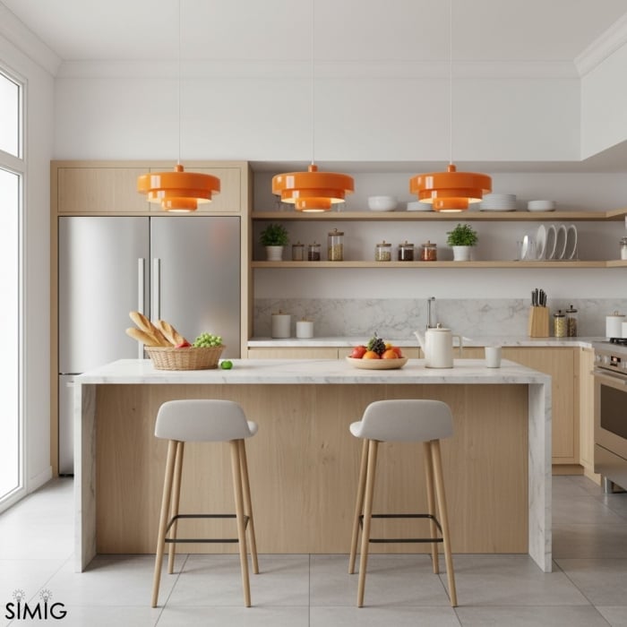 Triple Layer Disc Macaron Cake Závěsná lampa S103