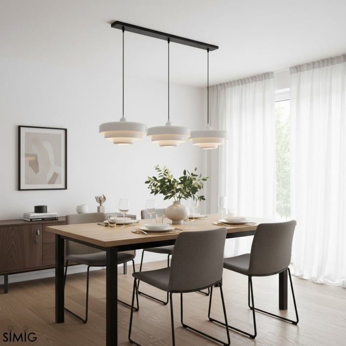 Triple Layer Disc Macaron Cake Závěsná lampa S103