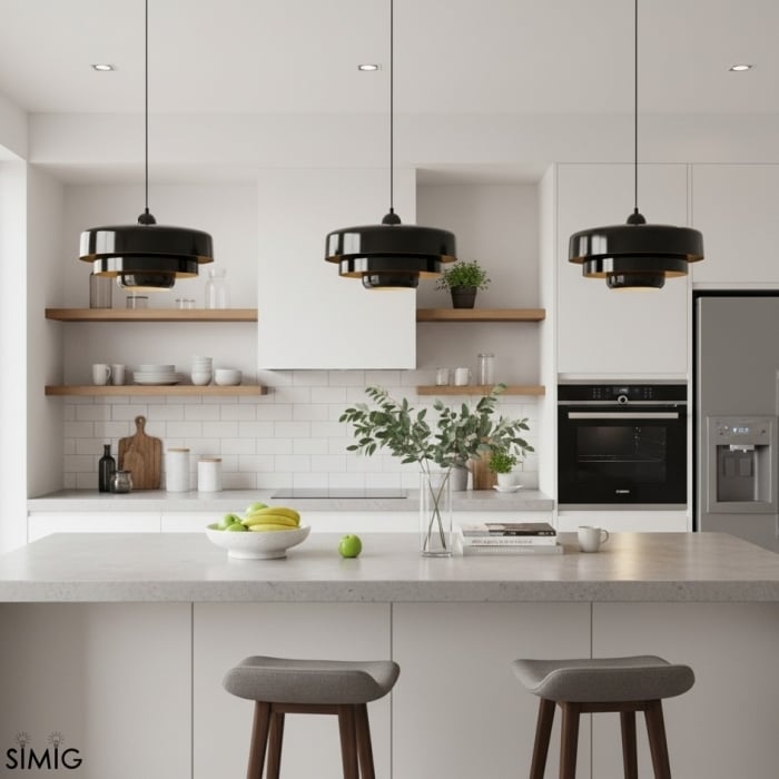 Triple Layer Disc Macaron Cake Závěsná lampa S103