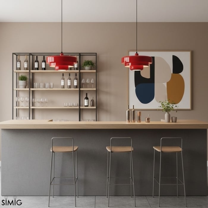 Triple Layer Disc Macaron Cake Závěsná lampa S103