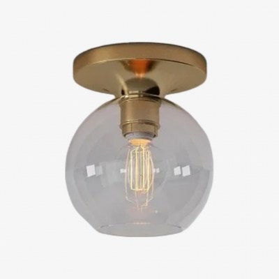 Selvion Moderne Globe Hanglamp - Vochtbestendige Badkamerverlichting - Luxe Glazen Kap T169