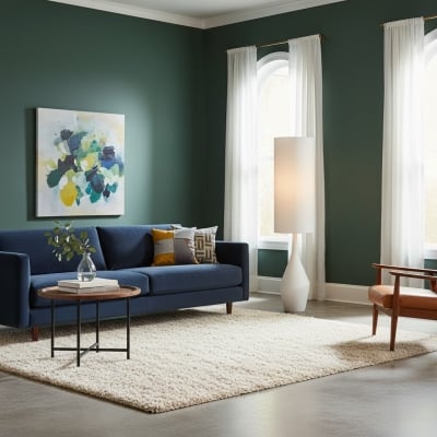 Lampadaire en céramique moderne et organique Lumera - Forme sculpturale asymétrique et éclairage d'ambiance T483